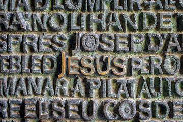 Sagrada Familia Jesus name
