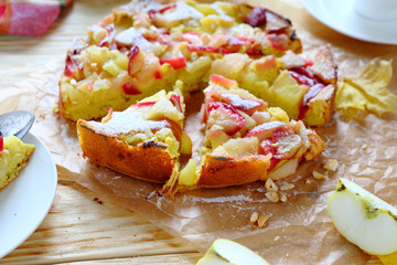 fragrant ruddy apple pie