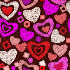 Valentine day seamless background pattern