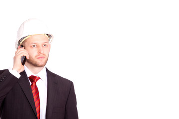 architekt telefoniert