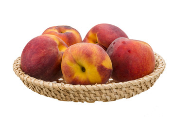 Bright ripe peaches