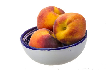 Bright ripe peaches