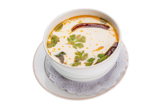 Thai famous soup Thom Yam