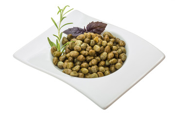 Capers in the bowl