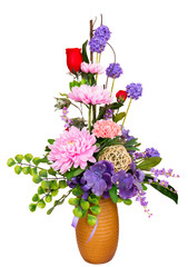 Decorative artificial flowers