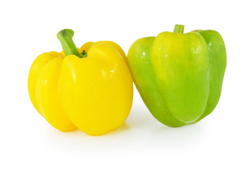 peppers isolated on white background