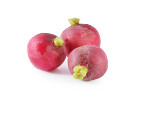 Three purple turnips