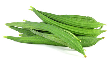 zucchini on white background