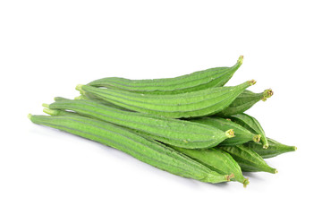 zucchini on white background