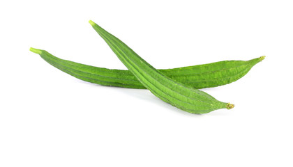zucchini on white background