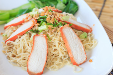 Pork noodles