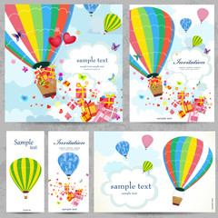 Set holiday cards for your design © Aloksa