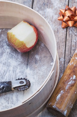 home-baked flour dessert