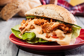 Kebab sandwich