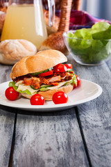 Kebab sandwich