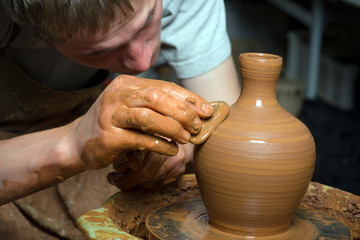 potter at work