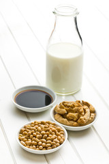 various soy products