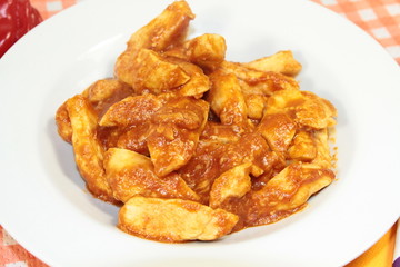 émincé de volaille