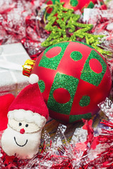 Christmas decorations for winter holidays