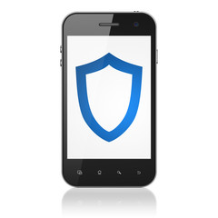 Protection concept: Contoured Shield on smartphone