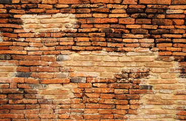 Stone brick wall, old brick
