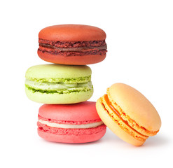 Tasty colorful macaroon