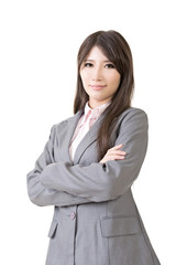 Confident Asian business woman