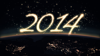 2014 text with Earth