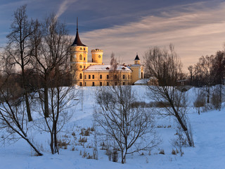 Mariental castle in winter