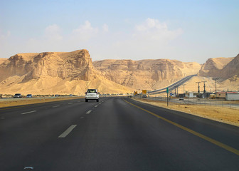 Road trough the Desert