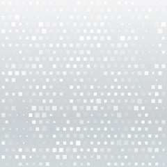 White geometric background.
