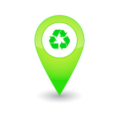 Map marker with icon