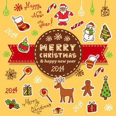 vintage christmas card