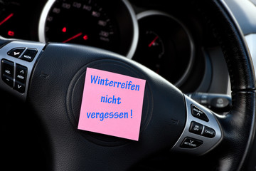 Winterreifen - Erinnerung