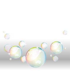 地球　シャボン玉　アクアボール