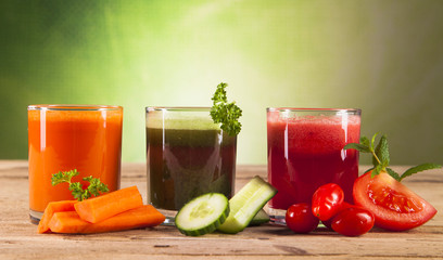 Fresh juice, mix vegetable 