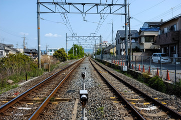 Fototapeta na wymiar Old Japanese Railway