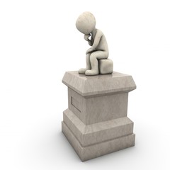 Thinker statue 3
