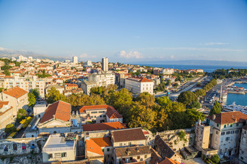 Fototapeta na wymiar Split. View from bell tower18