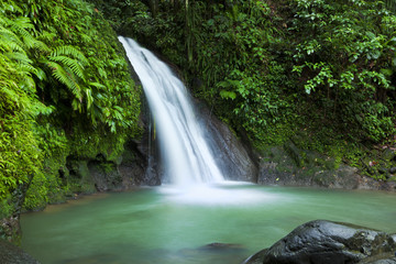 Cascades aux Ecrevisses waterfall, Guadeloupe