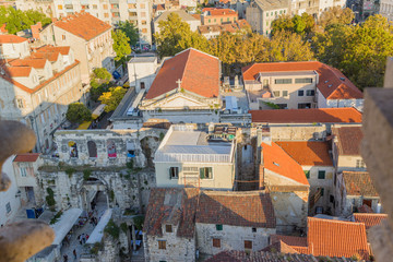 Split. View from bell tower7