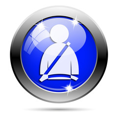 Safety belt icon