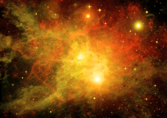 galaxy in a free space