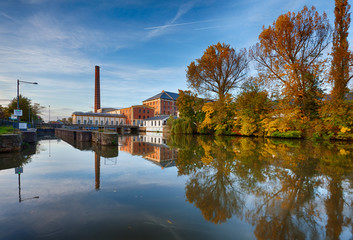 Fototapeta premium Altes Industriegebäude, Bamberg