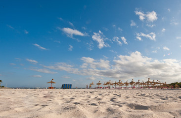 Low angle shoot of the shore