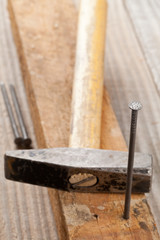 Hammer and nail