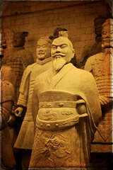 Wandcirkels aluminium Chinese terracotta army - Xian   © lapas77