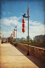 Deurstickers Xian - ancient city wall   © lapas77
