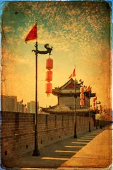 Deurstickers Xian - oude stadsmuur © lapas77