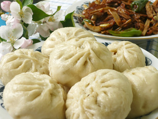 Chinese food specialty - dumpling with filling